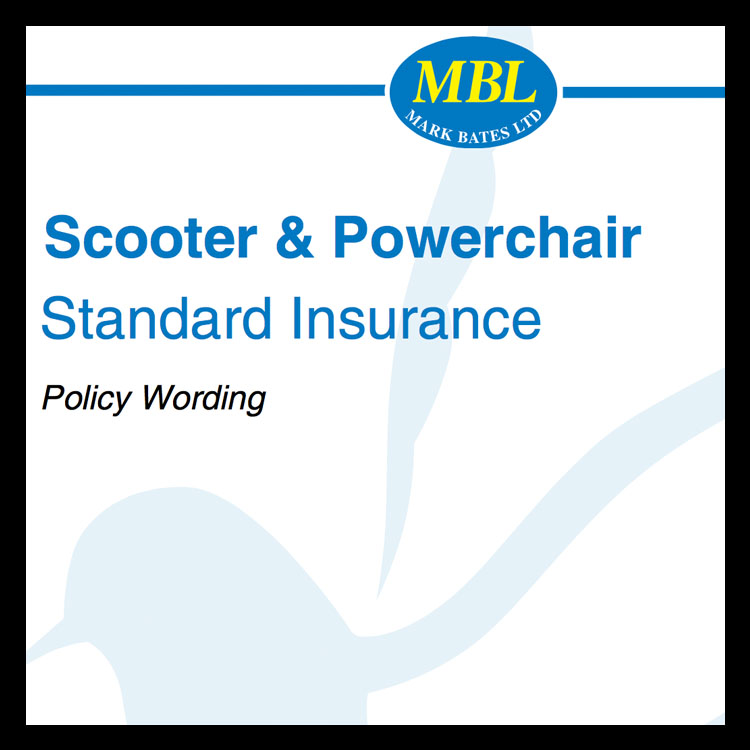 Scooter & Powerchair Standard Insurance